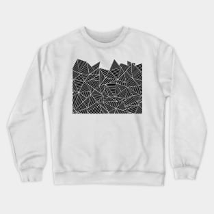 AB Mountain White Crewneck Sweatshirt